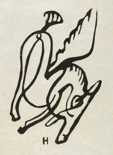 Hausmann, Raoul -  -  - Ohne Titel (Pegasus)