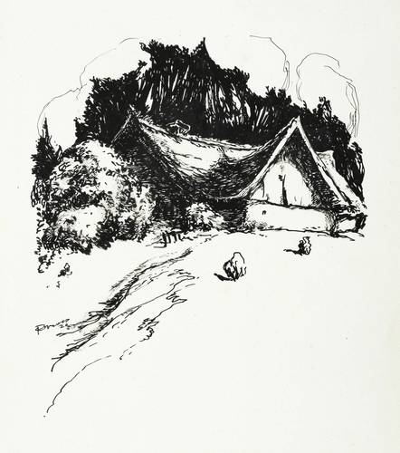 Groß, Paul -  -  - Fischerkate in Ahlbeck (Usedom)