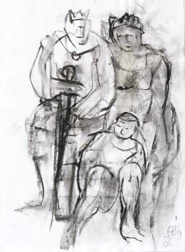 Stötzer, Werner - Das goldene Vlies (Christoph Hein) - Das goldene Vlies (Christoph Hein) - König Athamas und Ino