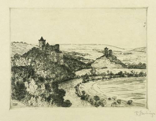 Steiniger, Ferdinand -  -  - Rudelsburg. Saaleck