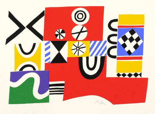 Steffens, Hans Hermann -  -  - Abstrakte Komposition