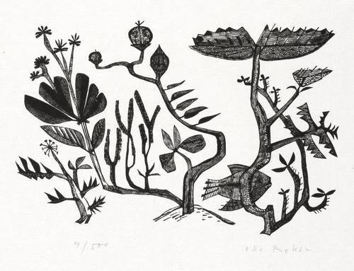 Rohse, Otto -  -  - Ein Wassergarten rankt (Zierfisch im Aquarium)