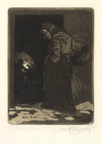 Wolff, Heinrich -  -  - Bettlerin