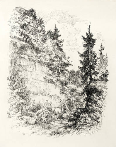 Röhrs, Fritz -  -  - Der Ziegenhirt