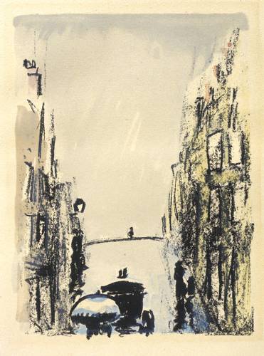 Van Dongen, Kees -  -  - Une frontière de la Butte. La rue des Trois Frères