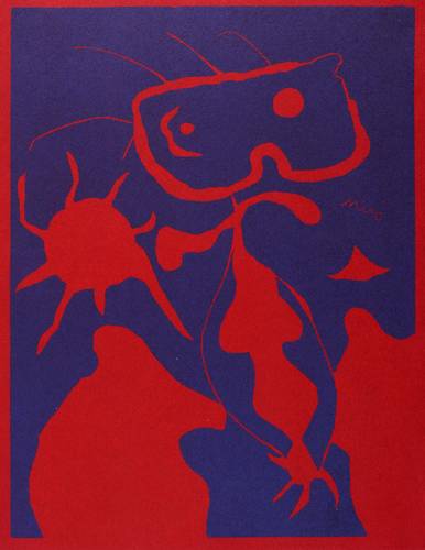 Miro, Joan -  -  - No. 4. Figure au soleil