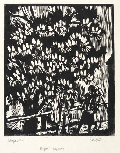 Schubert, Otto -  -  - Blühende Kastanie