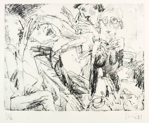 Schnürpel, Peter -  -  - Lacher im Café