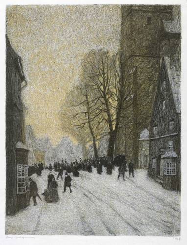 Koch-Zeuthen, Reinhold -  -  - Nach dem Kirchgang