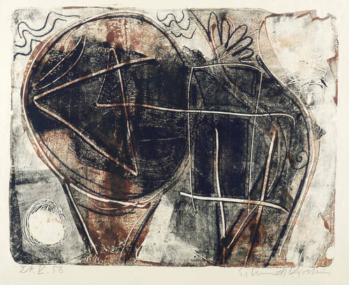 Schmidt-Kirstein, Helmut -  -  - Abstraktion (Großes Tier)