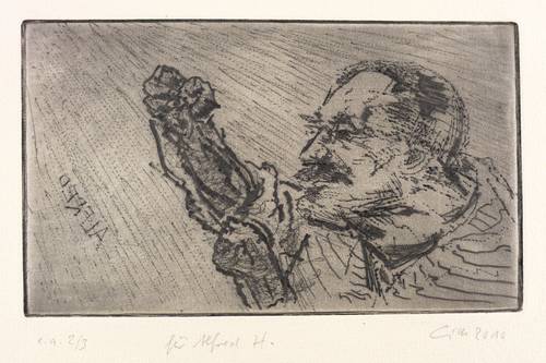 Gille, Sighard -  -  - Für Alfred Hrdlicka