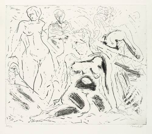 Vent, Hans -  -  - Akte (Strandbild)