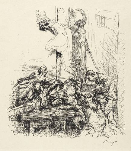 Slevogt, Max - Faust I (Goethe) - Faust I (Goethe) - In Auerbachs Keller