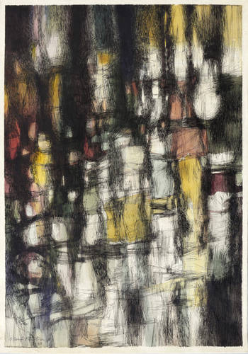 Szaif-Pawlowa, Olga -  -  - Ohne Titel (Abstrakte Komposition)