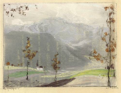 Jülich, Leopold -  -  - Herbstliche Gebirgslandschaft