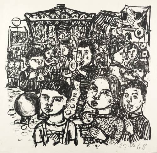 Bauer-Pezellen, Tina -  -  - Kinder auf der Kirmes