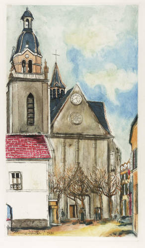 Utrillo, Maurice -  -  - L'Eglise de Limours