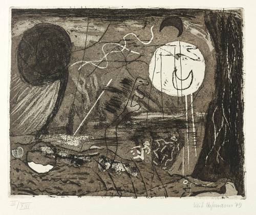 Hofmann, Veit -  -  - Nachts in den Dünen (Magische Landschaft)