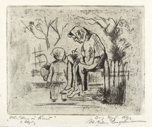 Engelmann, Wilhelm -  -  - Mutter und Kind