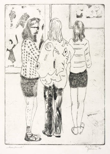 Engelmann, Wilhelm -  -  - Musenfreunde (Ausstellungsbesucher)