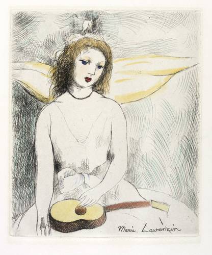 Laurencin, Marie -  -  - Jeune fille à la Guitar