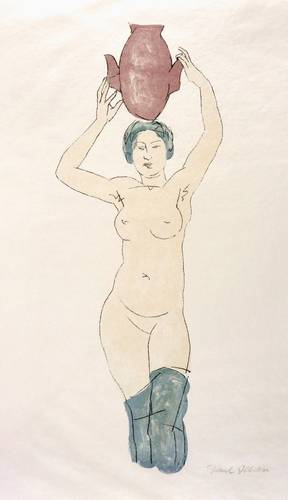 Albiker, Karl -  -  - Krugträgerin