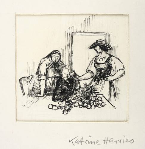 Harries, Katrine -  -  - Bei der Obstbäuerin