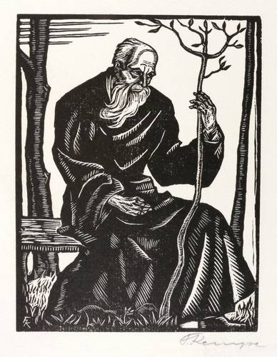 Kempe, Fritz -  -  - Der Alte und das Bäumchen