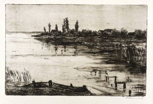 Kempe, Fritz -  -  - Am Fluss (Bug bei Brest)