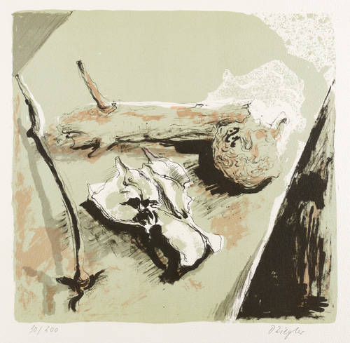 Ziegler, Doris -  -  - Stillleben (Strandstillleben)