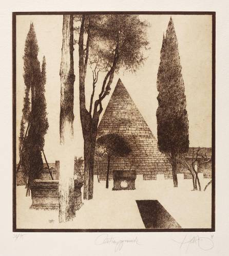 Herzog, Walter -  -  - Cestiuspyramide (Rom)