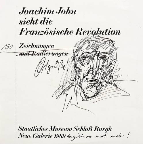 John, Joachim -  -  - Selbstbildnis (Ostgrüße)