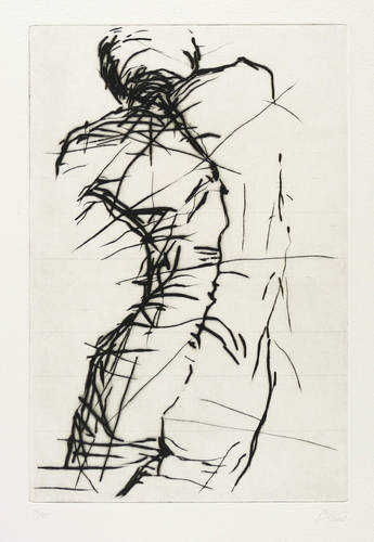 Heublein, Madeleine -  -  - Ohne Titel (Rückenakt)