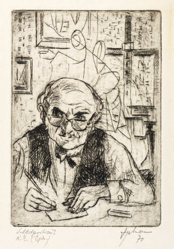 Engelmann, Wilhelm -  -  - Selbstporträt