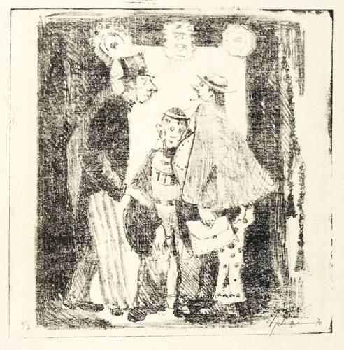 Engelmann, Wilhelm -  -  - Vor dem Auftritt (Komödianten)