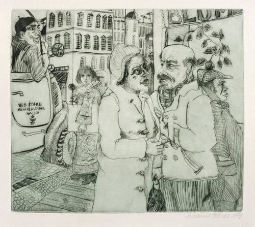 Berner, Susanne -  -  - Straßenszene