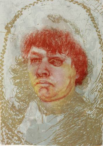 Schwarz, Reiner -  -  - Angesichts dessen V (Paraphrase zu einem Selbstbildlnis von Rembrandt)