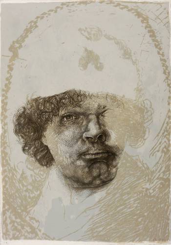 Schwarz, Reiner -  -  - Selbst II (Paraphrase zu Rembrandt)