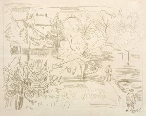 Hippold, Erhard -  -  - Garten und Haus in Radebeul