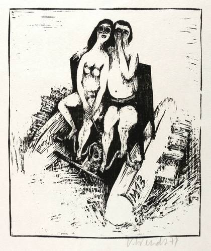 Wendt, Volker -  -  - Paar im Tretboot