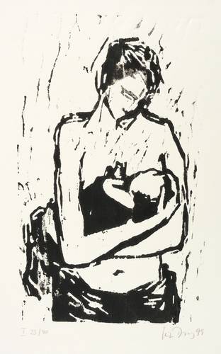 Dewerny, Luise -  -  - Mutter mit Kind