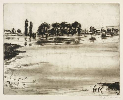 Kempe, Fritz -  -  - Hochwasser (Elbe)