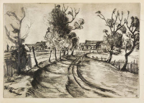 Kempe, Fritz -  -  - Dorflandschaft