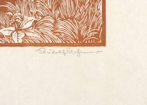 Nehmer, Rudolf -  -  - Paar am Feldrain