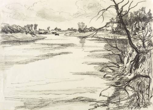 Kempe, Fritz -  -  - Flussauen am Bug (Ostpolen)