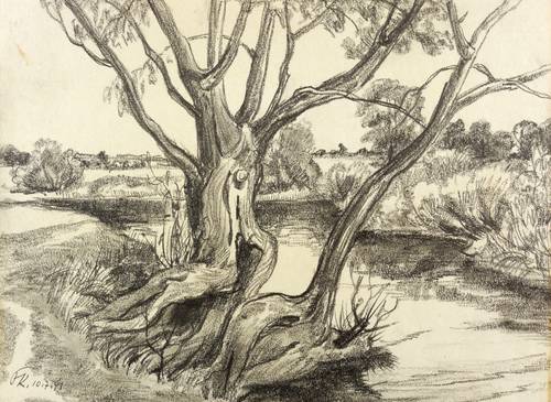 Kempe, Fritz -  -  - Alte Weide am Bug (Ostpolen)