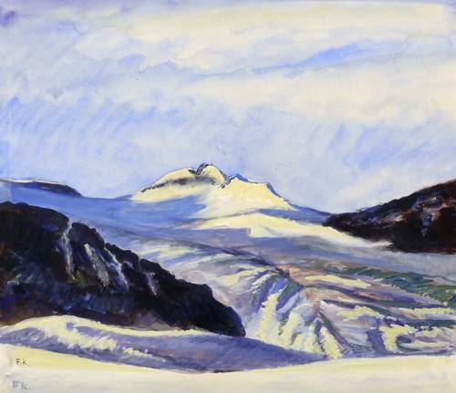 Kempe, Fritz -  -  - Gletscher in den Hochalpen