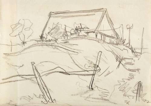 Kempe, Fritz -  -  - Fischerhütte (Kurische Nehrung)