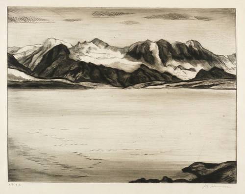 Kempe, Fritz -  -  - Bergsee in den Hochalpen