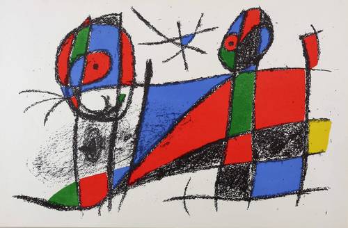 Miro, Joan -  -  - Litografia VI
